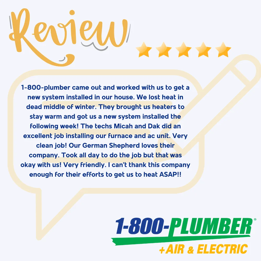 Slide of 1-800-Plumber +Air and Electric