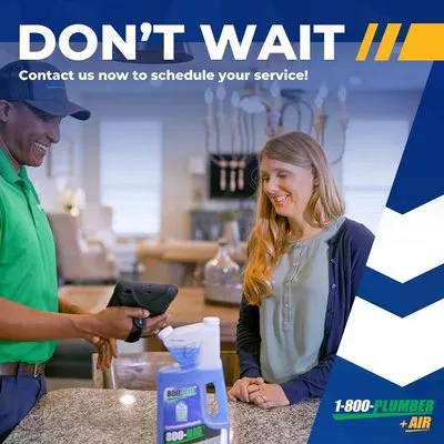 1-800-Plumber +Air Logo