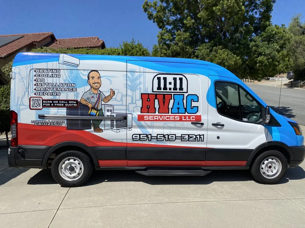 Slide of 1111 HVAC Services