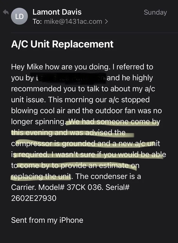 Slide of 1431 - 183 A/C & Heating