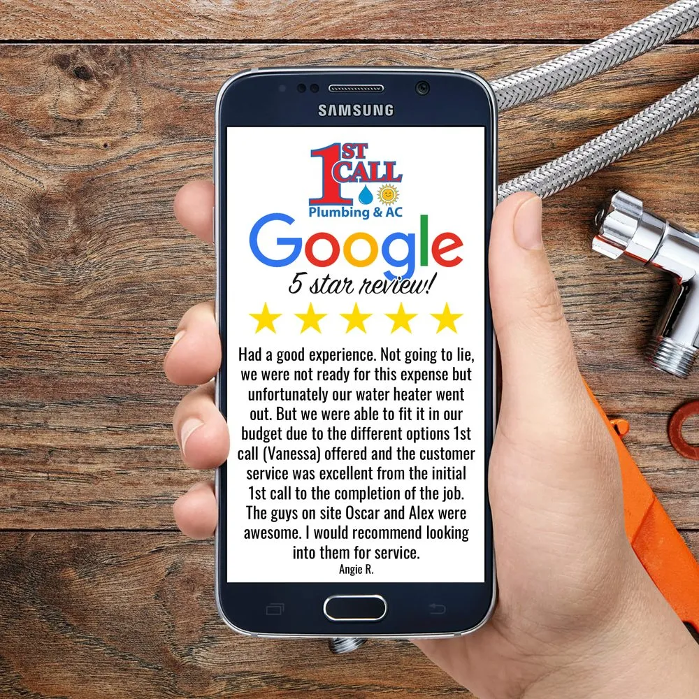 Slide of 1st Call Plumbing & AC