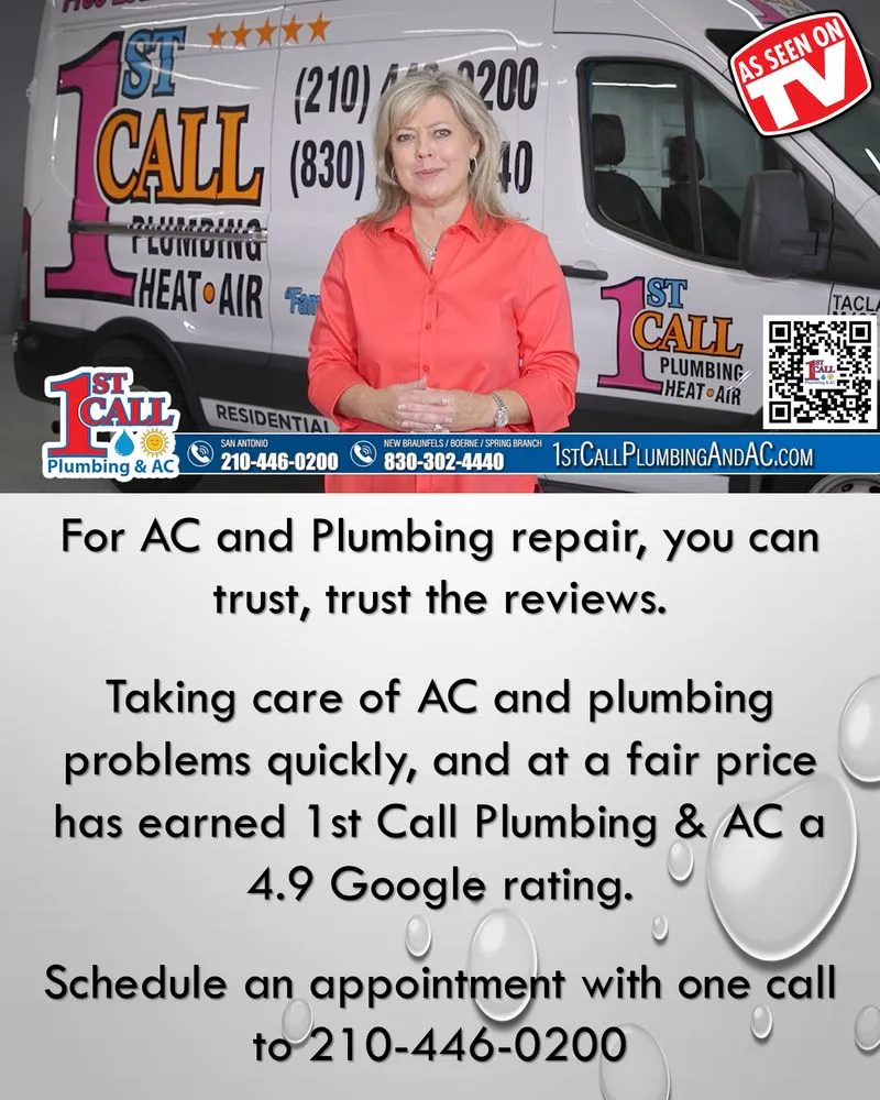 Slide of 1st Call Plumbing & AC