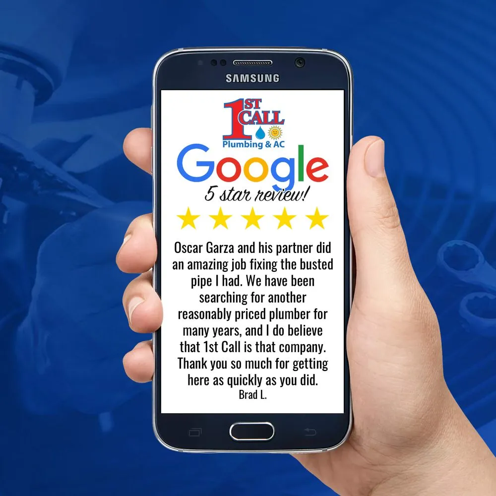 Slide of 1st Call Plumbing & AC