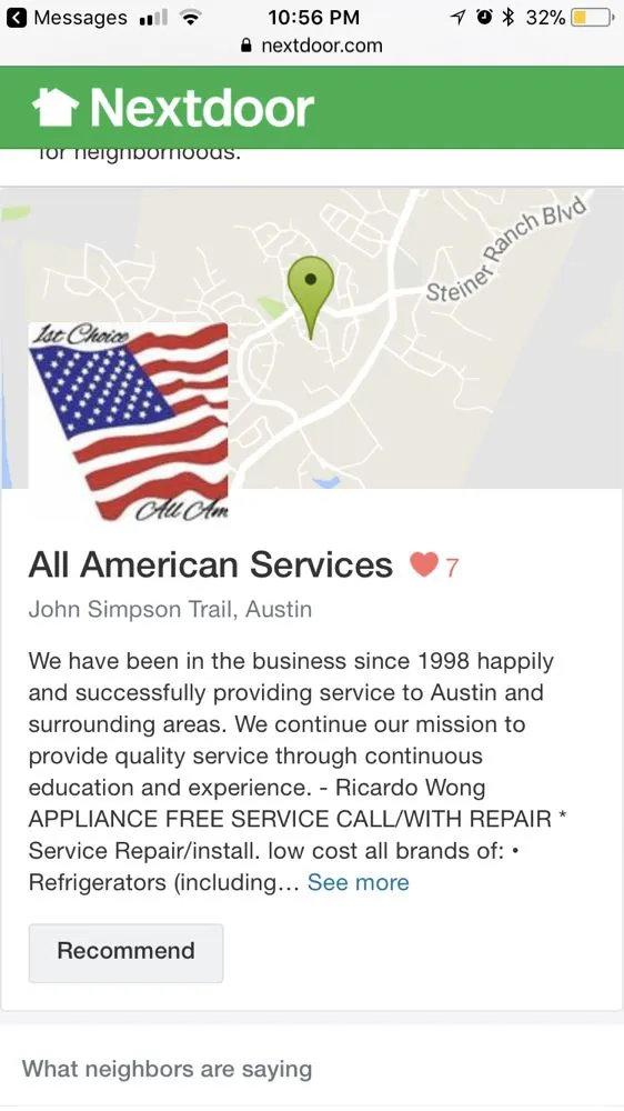 Slide of 1st Choice All American