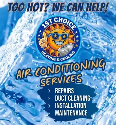 Slide of 1st Choice Heating and Cooling