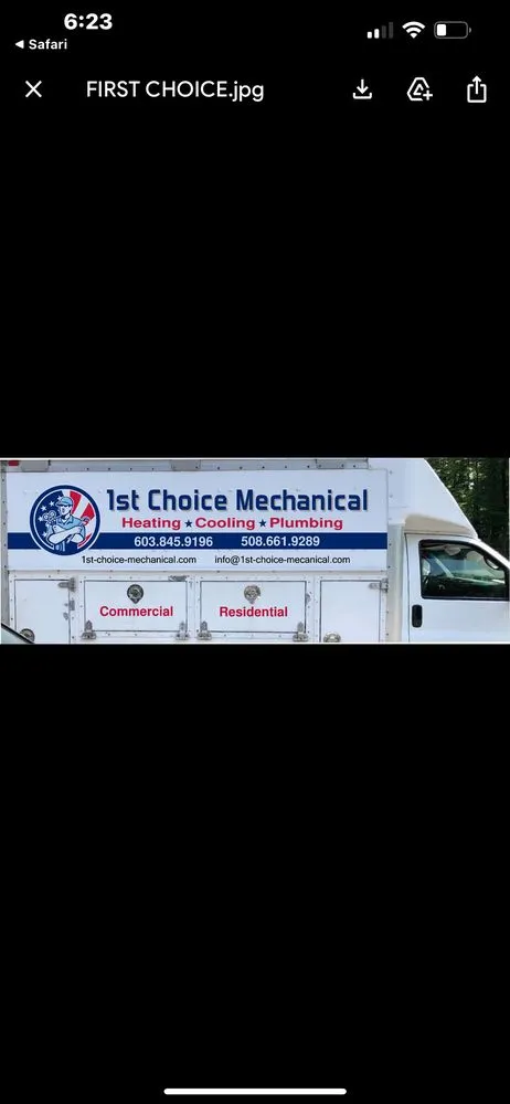 Slide of 1st Choice Mechanical