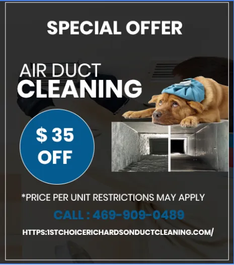 Slide of 1st Choice Richardson Duct Cleaning