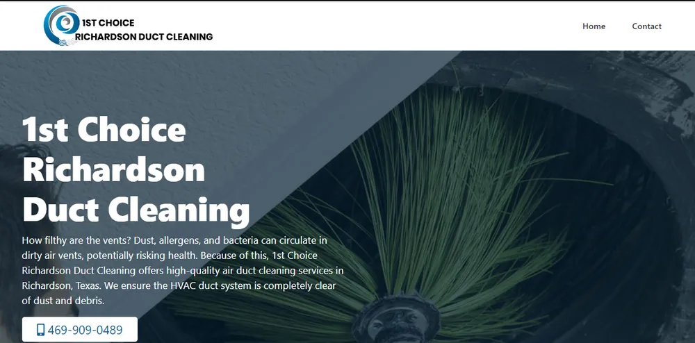 Slide of 1st Choice Richardson Duct Cleaning