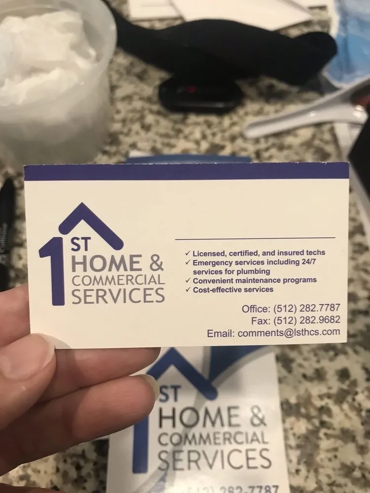 Slide of 1st Home & Commercial Services