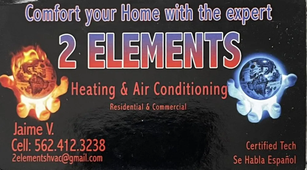 Slide of 2 Elements Heating and Air