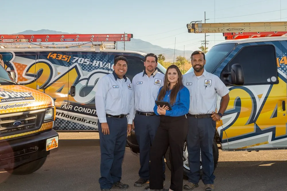 Professional HVAC installation for fast service in St. George, UT by 24 Hour Air Conditioning & Heating