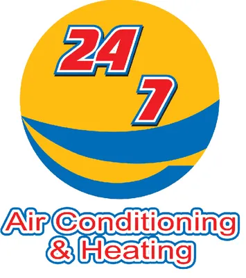 24/7 Air Conditioning & Heating Logo