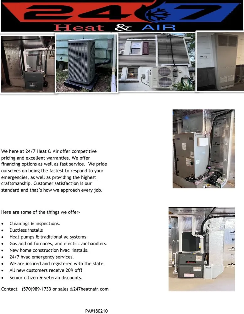 Slide of 24/7 Heat & Air