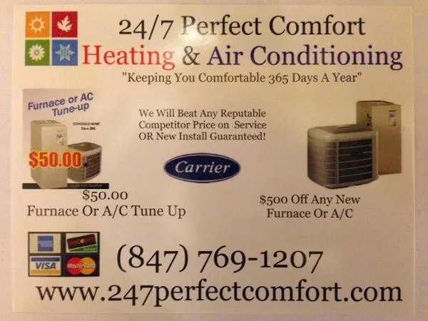 Slide of 24/7 Perfect Comfort Heating & Air Conditioning