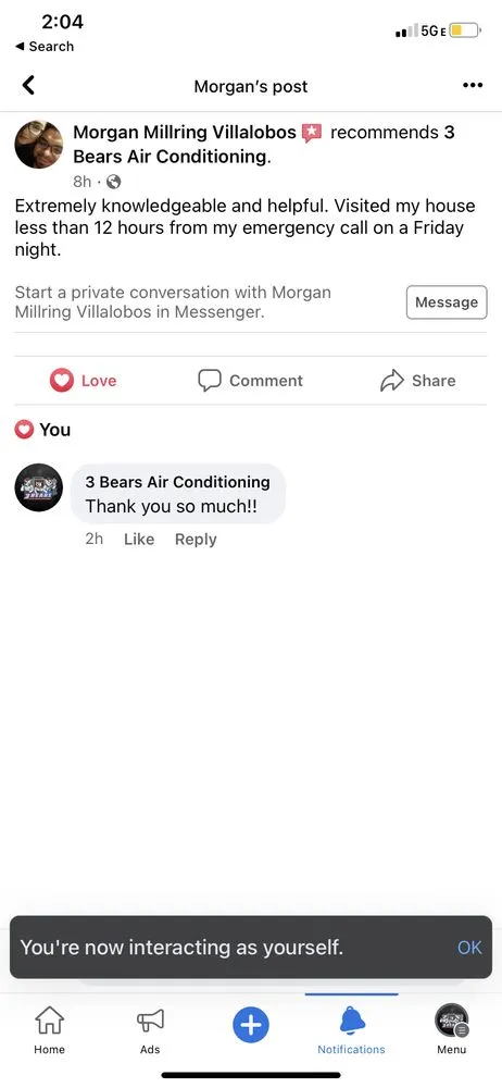 Slide of 3 Bears Air Conditioning