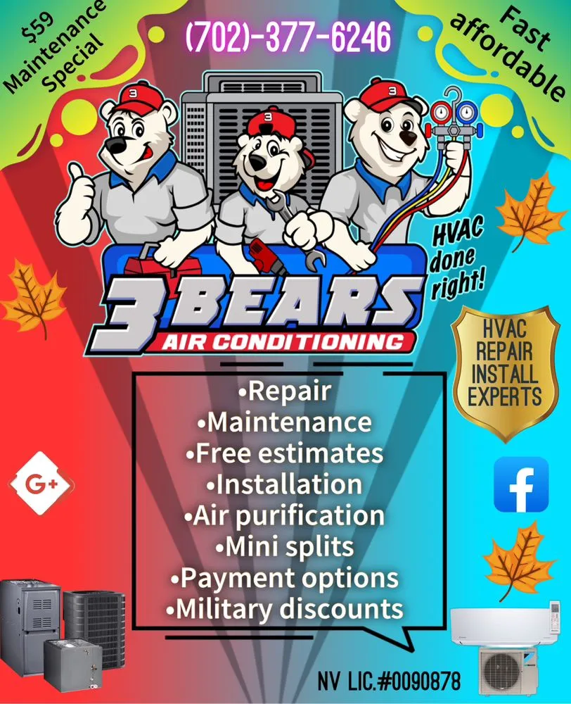 Slide of 3 Bears Air Conditioning