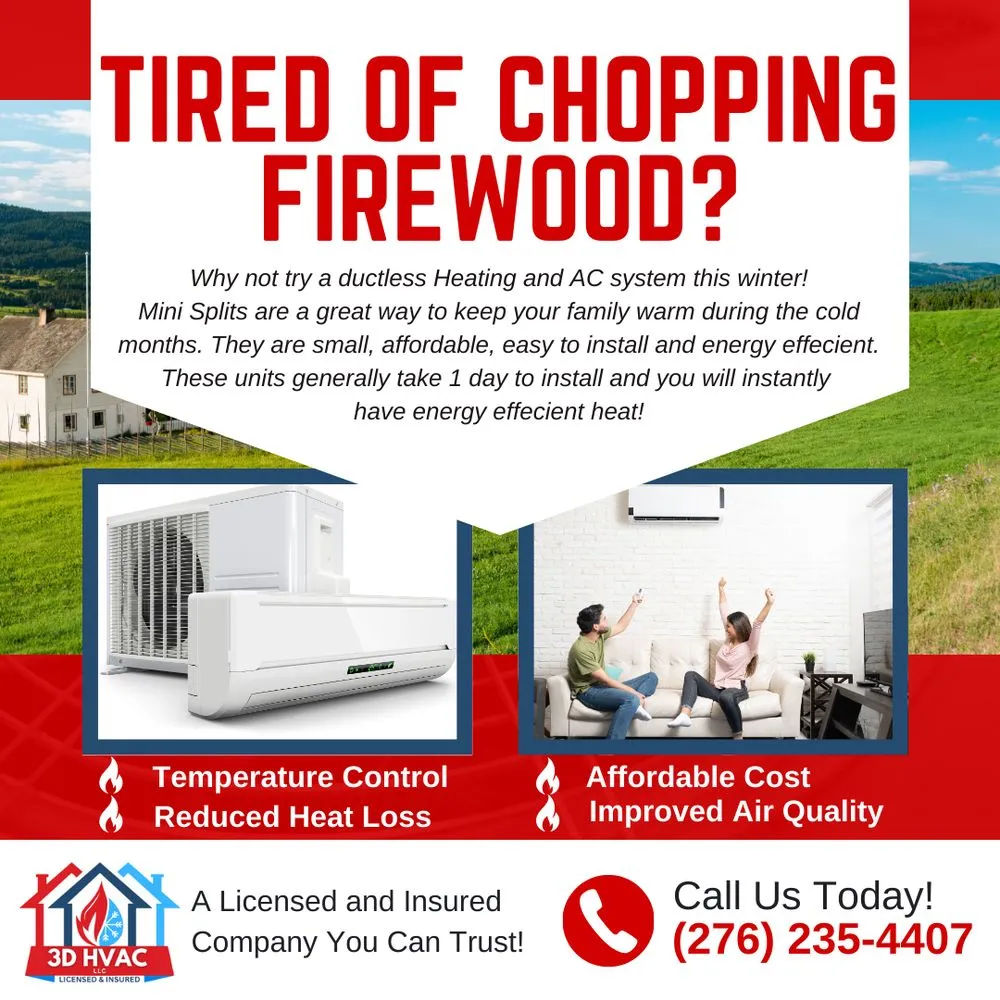 Reliable air conditioning tune-up in Ennice, NC by 3D HVAC