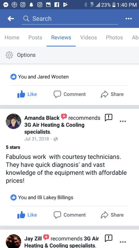 Slide of 3G Air Heating & Cooling Specialists