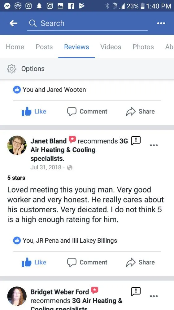 Slide of 3G Air Heating & Cooling Specialists