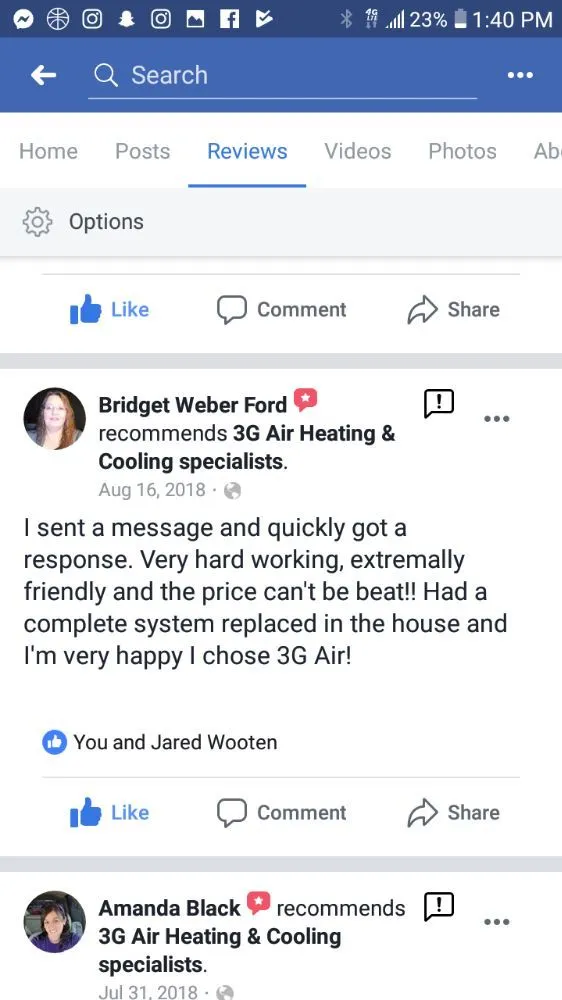 Slide of 3G Air Heating & Cooling Specialists