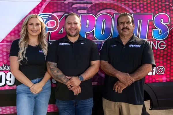 4 Points AC and Heating Logo