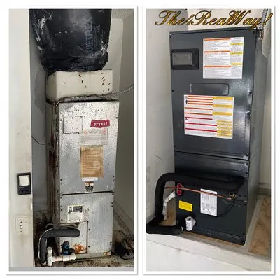 4 Real Heating and Air Logo