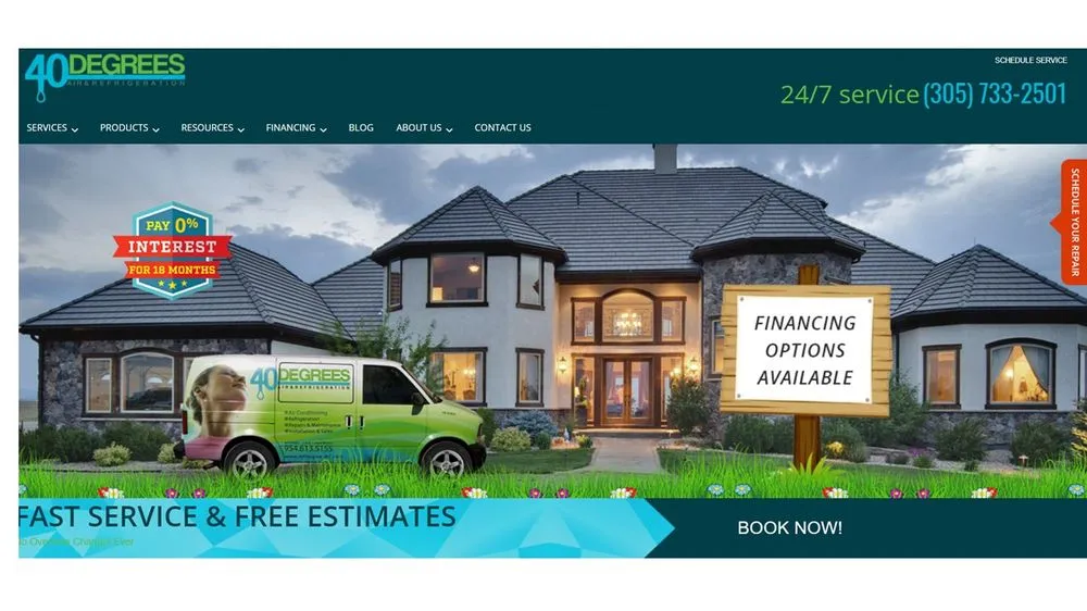 Slide of 40 Degrees Air & Refrigeration