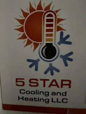5 Star Cooling & Heating Air Conditioning Logo