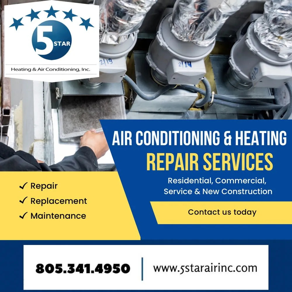 Slide of 5 Star Heating and Air Conditioning
