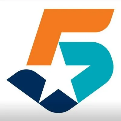 5 Star Plumbing, Heating & Air Logo