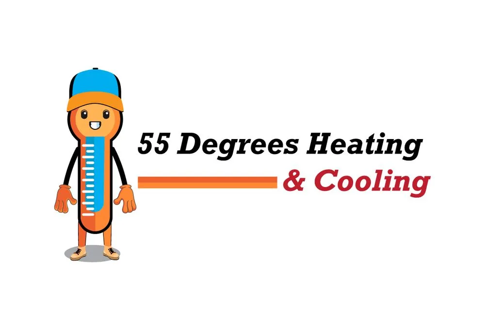 Slide of 55 Degrees Heating and Cooling