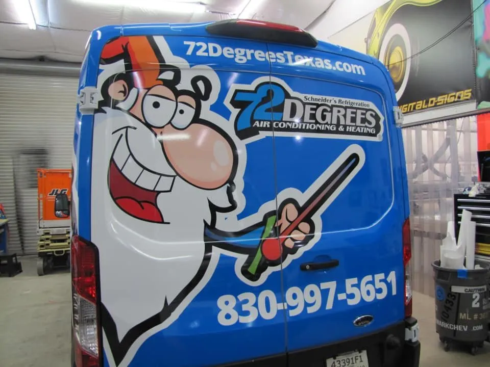 Slide of 72 Degrees Air Conditioning & Heating