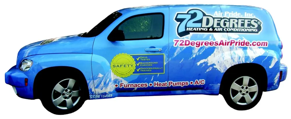 Slide of 72 Degrees Heating and Air Conditioning