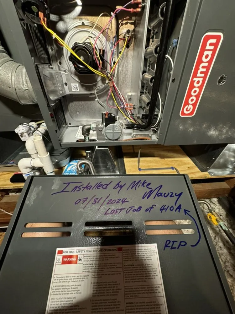 Slide of 75 Degree Heating & Air