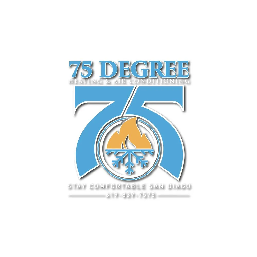 Slide of 75 Degree Heating & Air