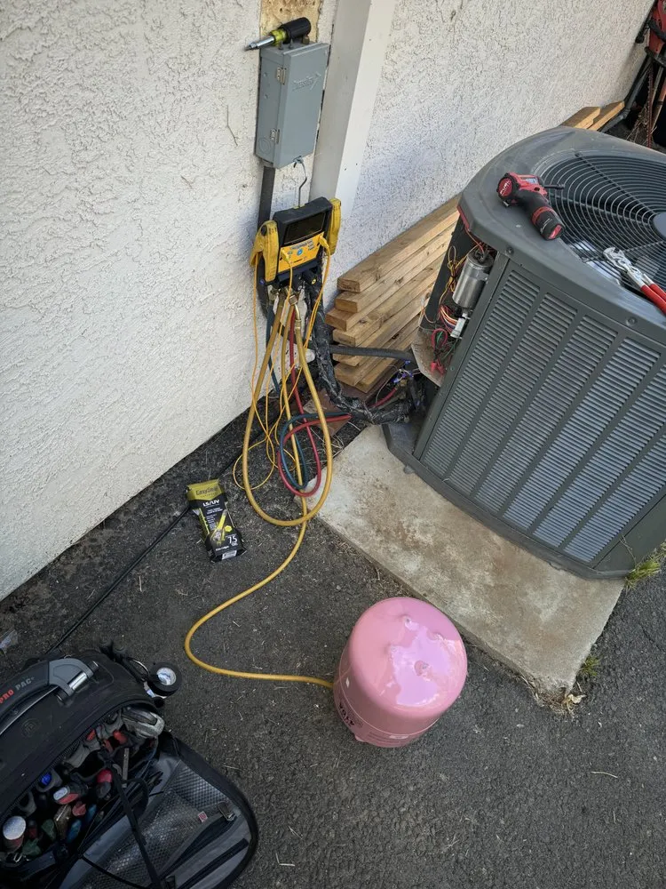 Slide of 75 Degree Heating & Air