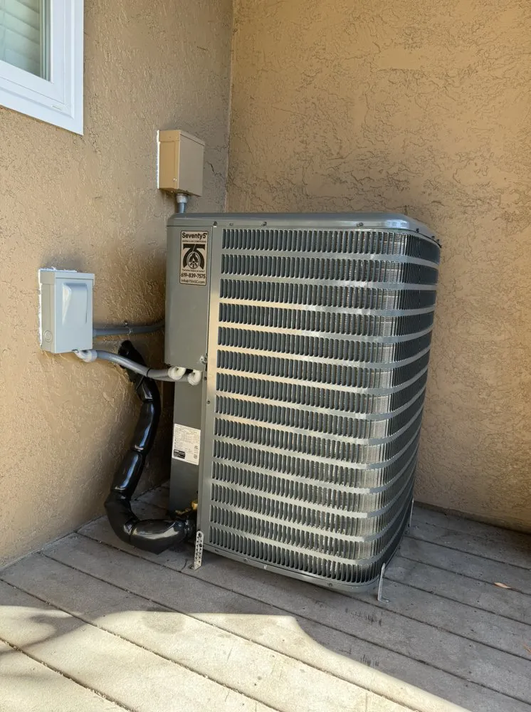 Slide of 75 Degree Heating & Air