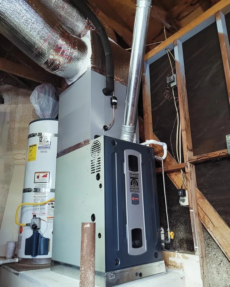 Slide of 75 Degree Heating & Air