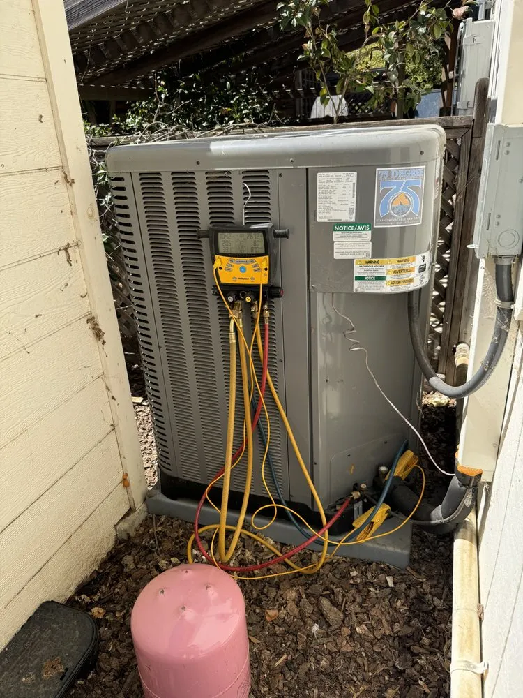 Slide of 75 Degree Heating & Air