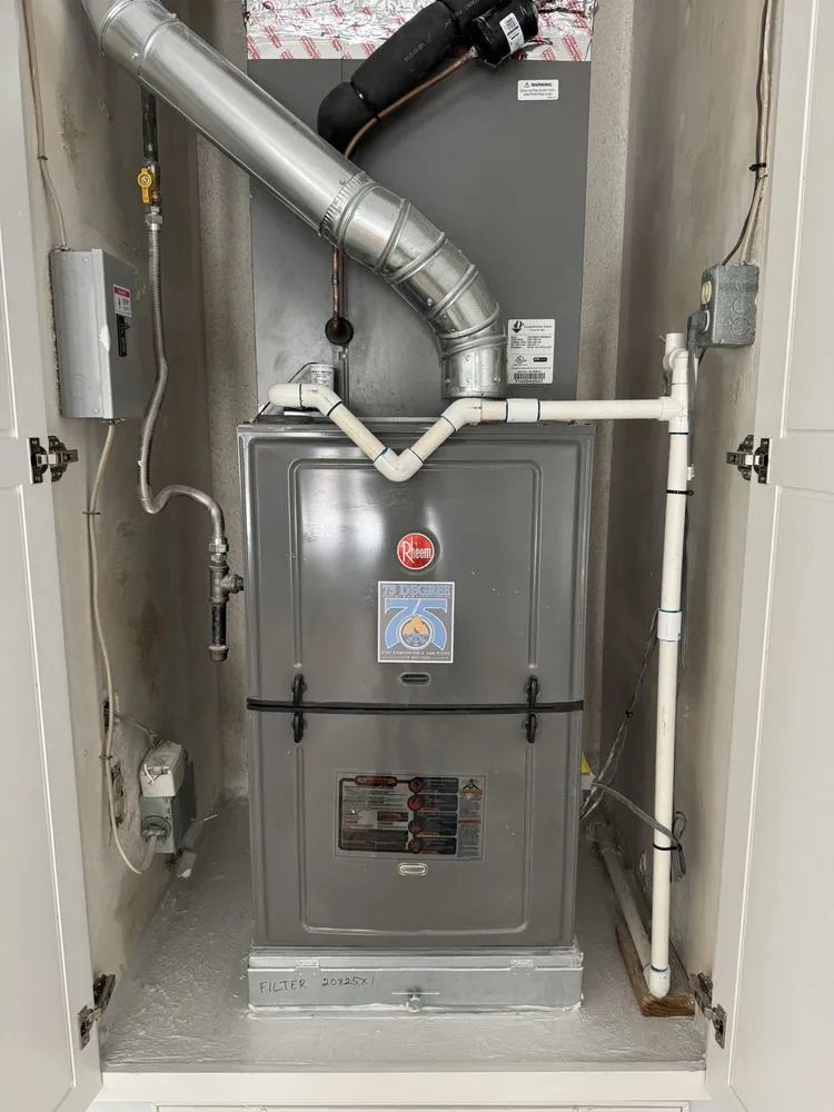 Slide of 75 Degree Heating & Air