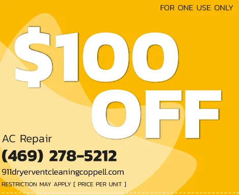 Slide of 911 Dryer Vent Cleaning - Coppell