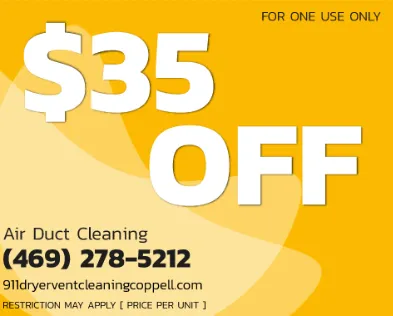 Slide of 911 Dryer Vent Cleaning - Coppell