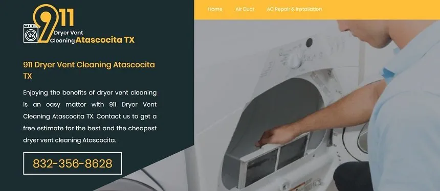 Slide of 911 Dryer Vent Cleaning