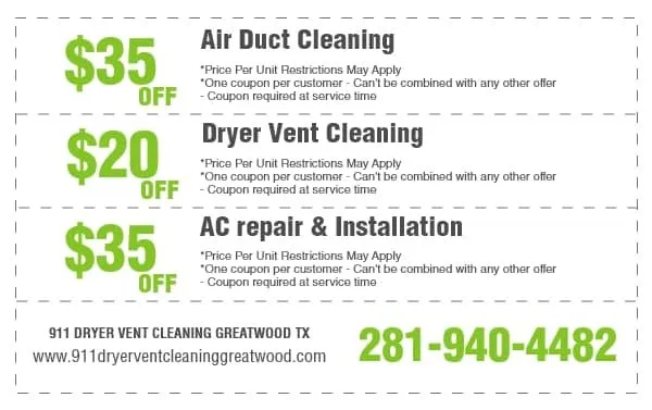 Slide of 911 Dryer Vent Cleaning Greatwood