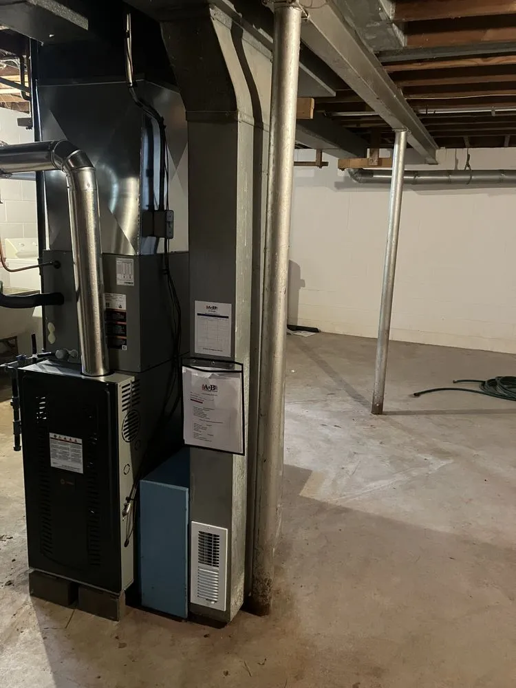 Slide of A & B Heating and Cooling