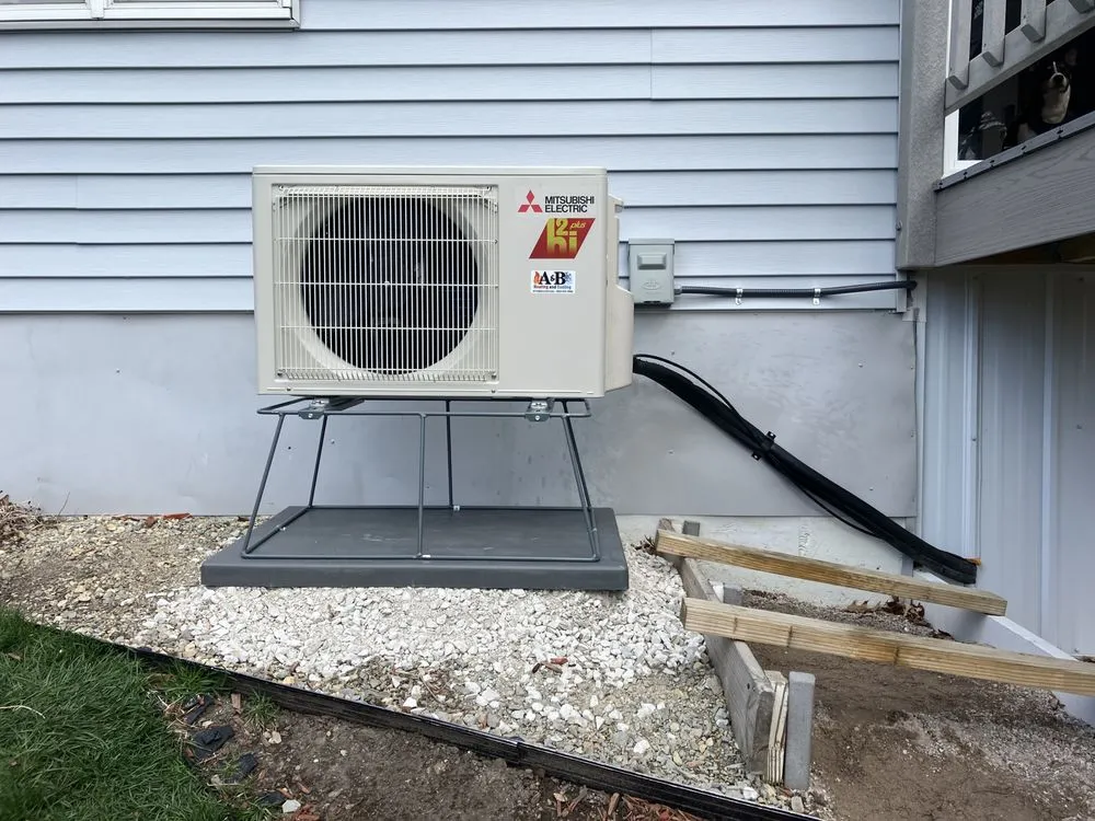 Slide of A & B Heating and Cooling