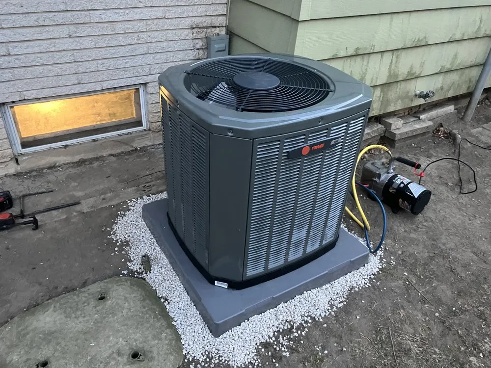 Slide of A & B Heating and Cooling