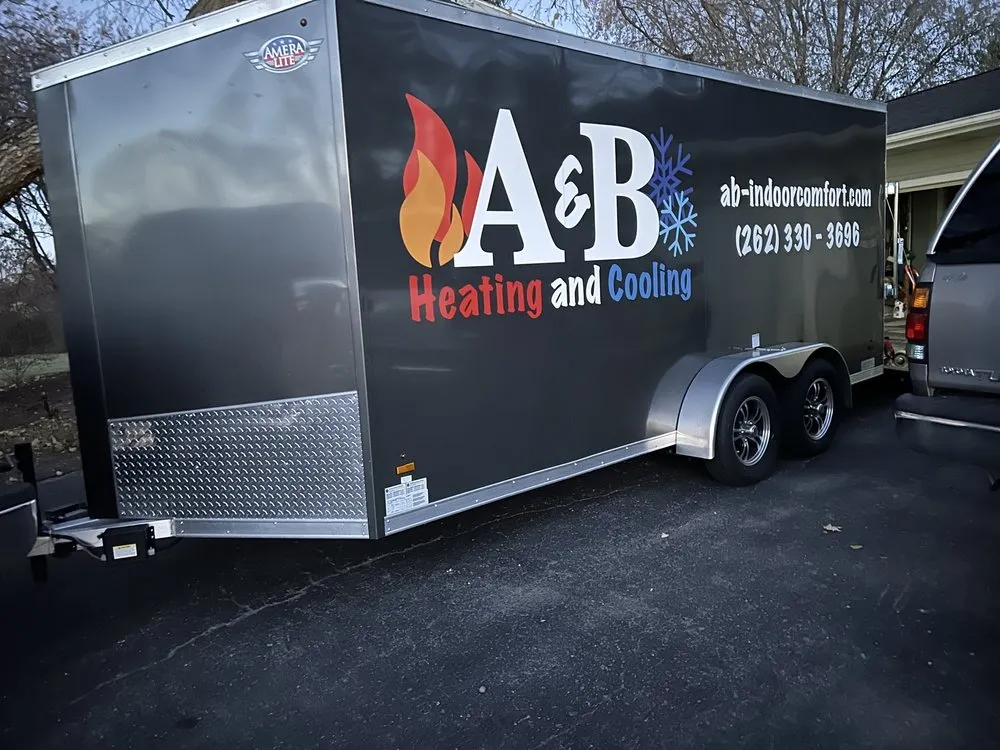 Slide of A & B Heating and Cooling