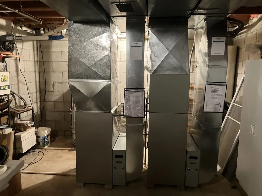 Slide of A & B Heating and Cooling