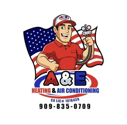 A & E Heating And Air Conditioning Logo